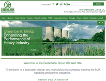 Tablet Screenshot of greenbankgroup.com